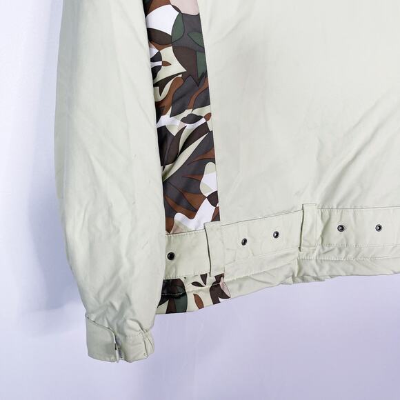 e408 Womens Medium M Pale Green Vixen Ski Jacket Snowboarding Floral Camo Print - Picture 8 of 16